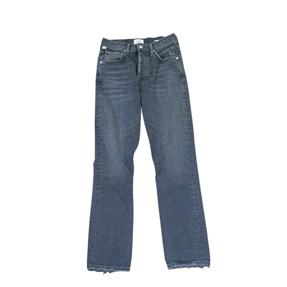 Citizens of Humanity Jolene High Rise Vintage Slim Jean Stormy Wash - Picture 2 of 11